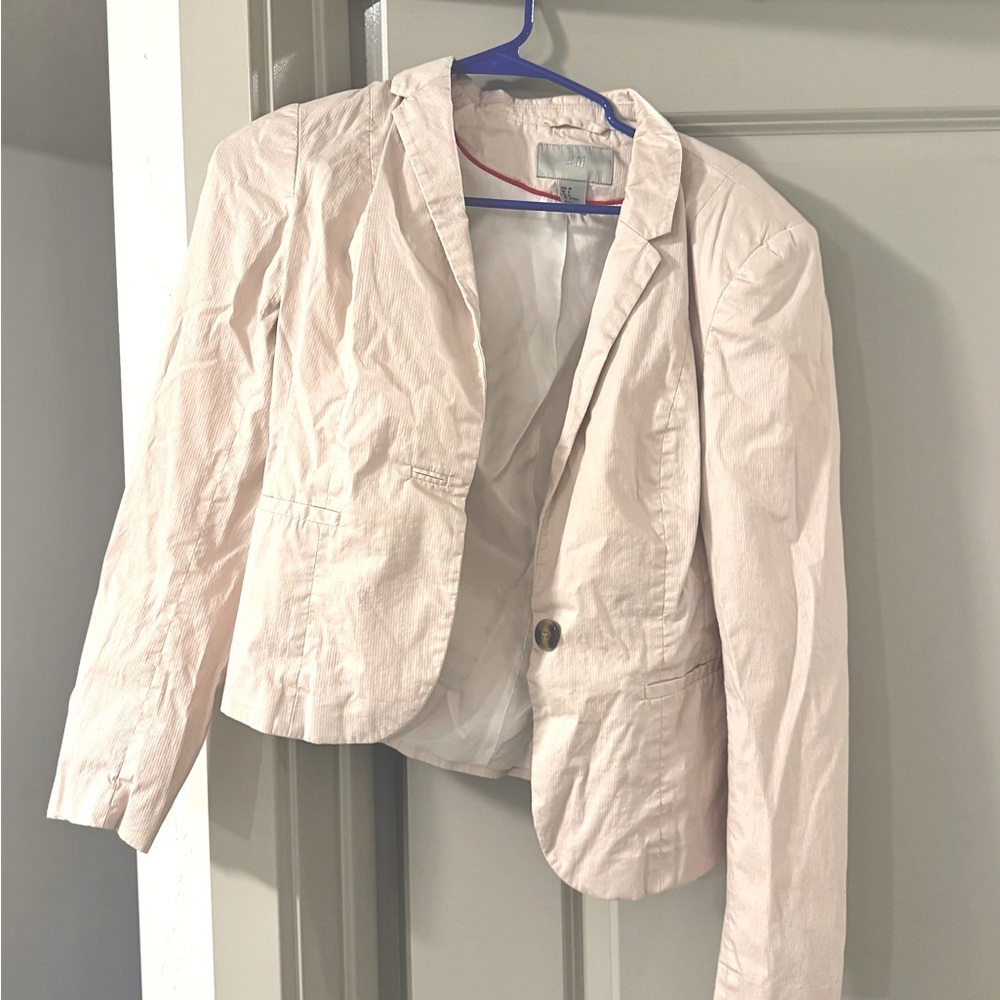 H&M Light Pink Blazer